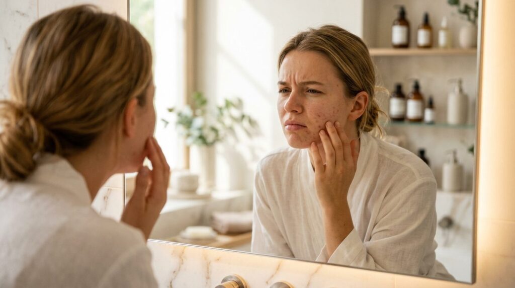 Professional beauty skincare stock photo, 16:9 format, photo